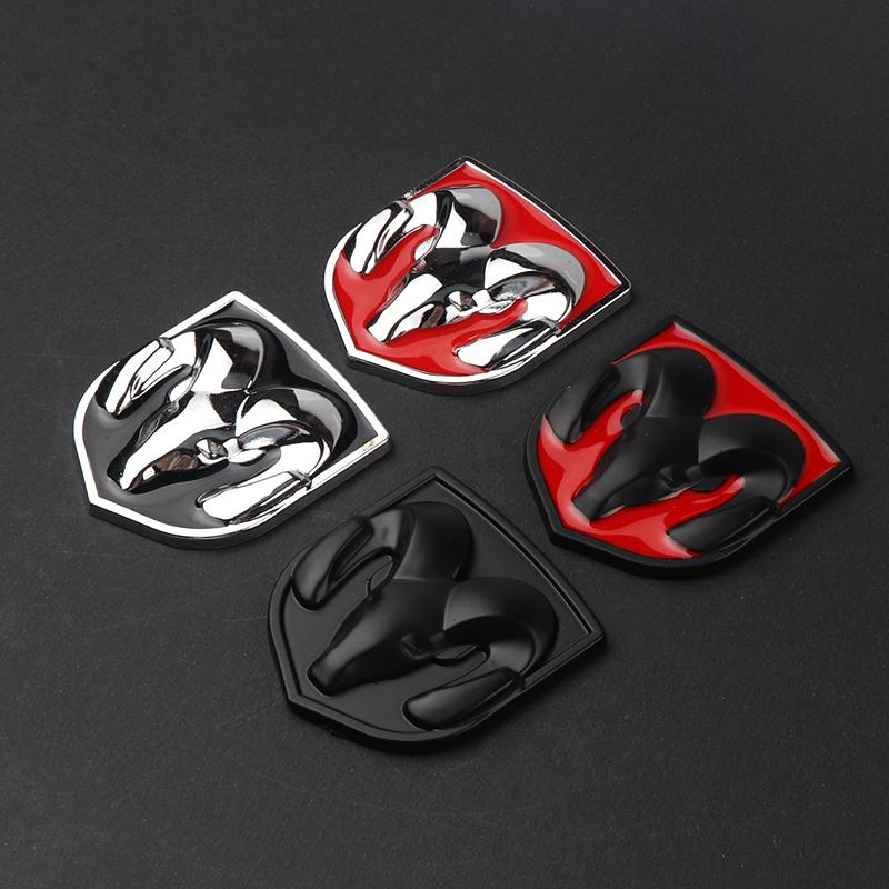 3D Metal Car Body Stickers Badge Decor Decals Auto Outside Accessories For Dodge Durango Caliber Dakota Neon SXT Nitro Ram Dart