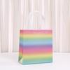 StoBag Rainbow Gradient Gift Wrapping Bags for Sweets Reusable Colorful Tote Birthday Baby Shower Candy Treat Party Favors