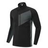 2024 Autumn/Winter Men's Long Zipper Sports Jacket - Stand Collar, Outdoor Fitness & Casual Running Wear