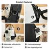 Lightweight Outdoor Shoulder Bag Camping Crossbody Bag Men's Multi-Functial Mobile Phe Bag Cycling Travel Water Bottle Water Cup Bag