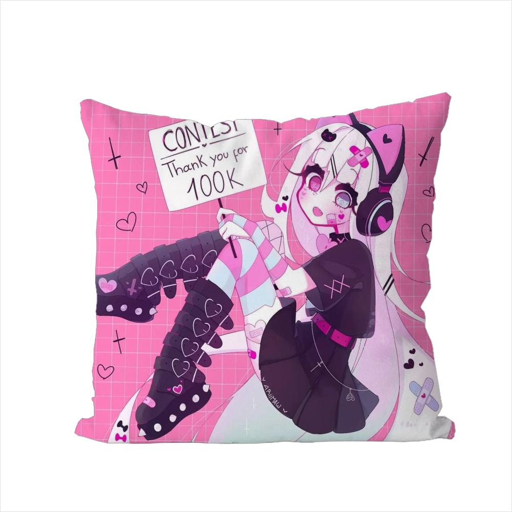 

Geoxor Moneko Pillow Case For Car Sofa Decorative Home Doublesided Print Plush Square Throw Pillow Cushion Cover 30x30cm