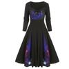 Women Bow-knot Dresses With Elegant Temperament And Long-sleeved Dresses