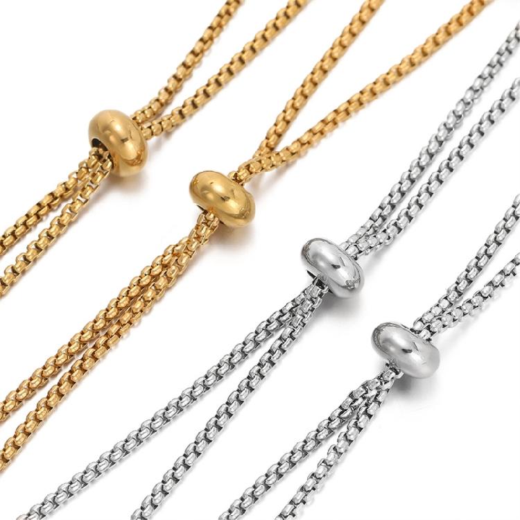 3PCS Extendable Chain Interchangeable Chain Suitable for Bracelets and Necklaces