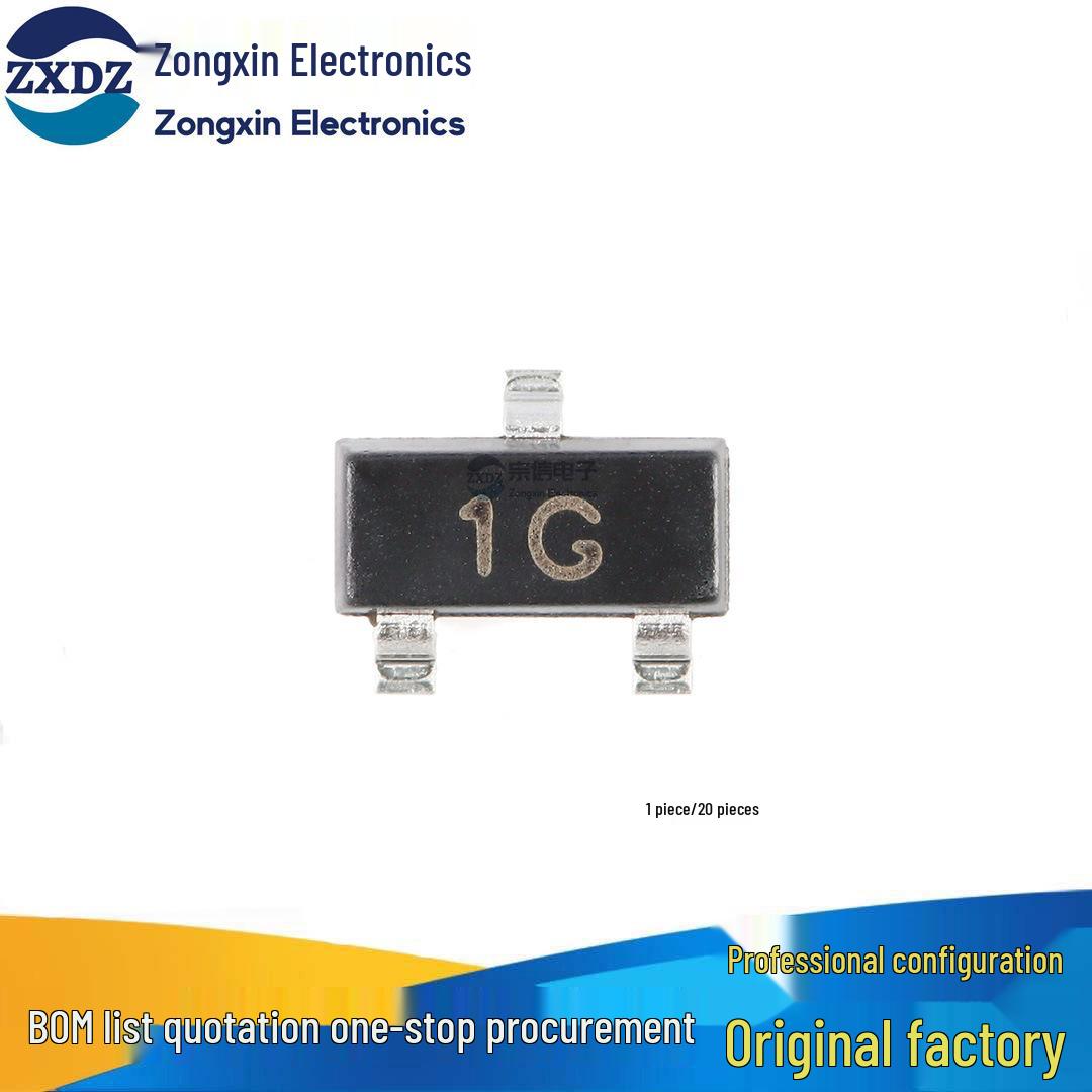 

BC847C NPN Transistor (SOT-23, 45V 100mA, 20 pcs)