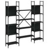 Bookshelf Black 155.5 X 24 X 166.5 Cm Particleboard