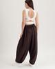 Women's Loose Trousers 5368 36 Chocolate