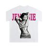 2026 Sommer Mode Trendiges T-Shirt Oversized Baumwolle Amerikanischer Vintage Streetwear Rundhals Kurzarm T-Shirt mit Jennie Digitaler Direktdruck Streetwear