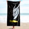 1PC Custom Name "Dragon Dreams: Fantasy Art" Beach Towel Highly Absorbent And Sand-Resistant Towel for Swimming, Pool, Yoga, And Travel Lightweight