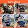 Panda Navy Army Plush Keyring Embroidered Details Enthusiasts Animal