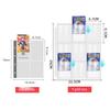 Card Album 4 Compartments 50 Pages 400 Slots PU Material Card Holder