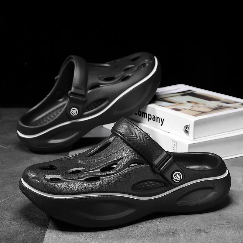 Pánské boty, pantofle, pánské zahradní ploché sandály, sandály na platformě, pánské letní sandály 2024, pánské tenisky, venkovní žabky, domácí dřeváky