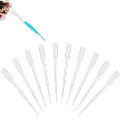 100 buc/lot pipetă de laborator 1 ml 2 ml 3 ml 5 ml recipient gradat de unică folosință din plastic, pipetă lichidă, echipamente, paie, instrumente de machiaj