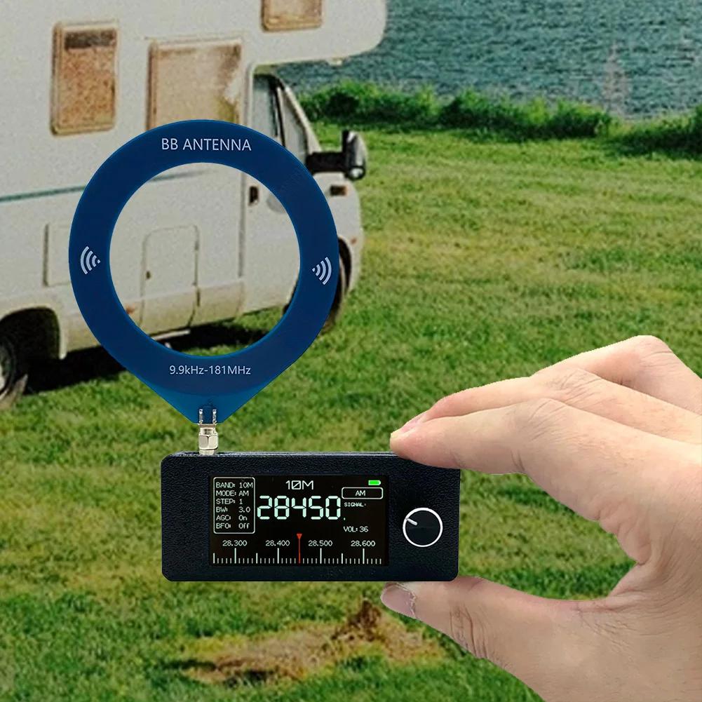 SI4732 0.5-108mhz Portable Radio LSB USB AM FM FM/AM Radio 1.9inch IPS Screen All Band Radio Receiver HF SW MW VHF Radio