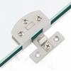 Securely Fixed 304 Stainless Steel Glass Hinge for Wine Cabinet Frameless Design with Innovative Self Locking Feature