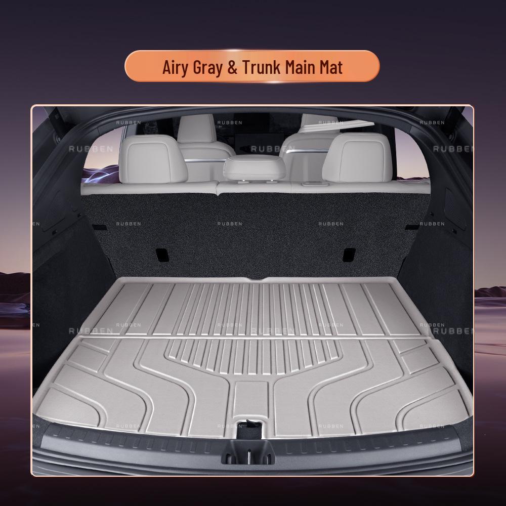 XPeng G6 Floor & Trunk Mats: TPE Interior Accessories for 25 Models