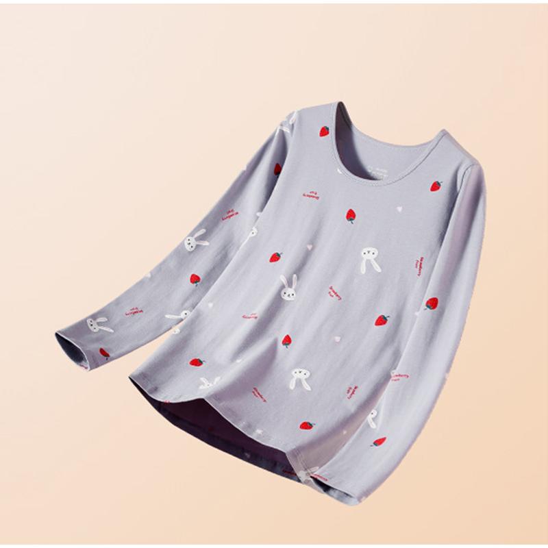 Осенне-зимний хлопковый цветочный женский термобелье с принтом — фото 11