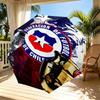 football club Print Automatic Open Close Umbrella, Portable Foldable Umbrella, for Outdoor Commute Camping Trip, Ideal Birthday Gift