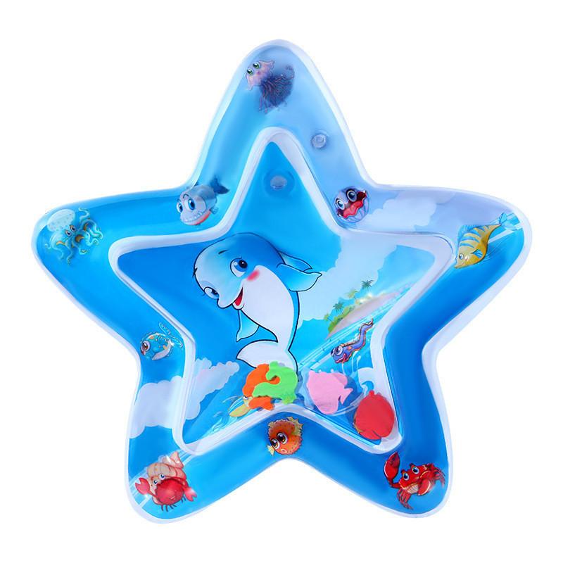 Colorful Inflatable Water Play Mat For Babies Pvc Material Variety Of Designs