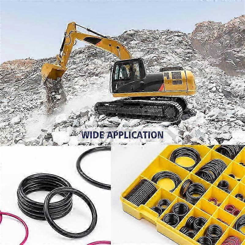 Dichtring-Satz 4c-4782 für Caterpillar SAE STOR ORFS 61 62 Nitril 90, Getriebedichtungen und O-Ringe Kompatibel mit Cat 4c4782 Modellen