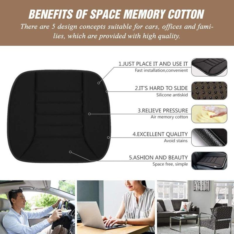for Seat Cushions Covers Universal for 4 Season Desk Chair Back Support Coccyx P