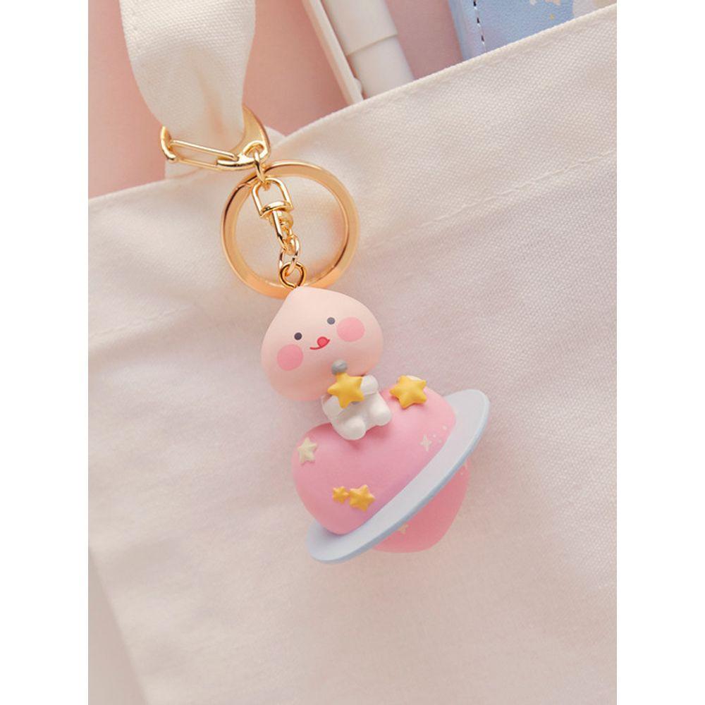 

KAKAO FRIENDS Figure Keychain Heart Planet_Little Apeach single type