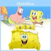Spongebob Squarepants Bedding Set With Polyester Fabric For Kid And Teens Sleep Decor