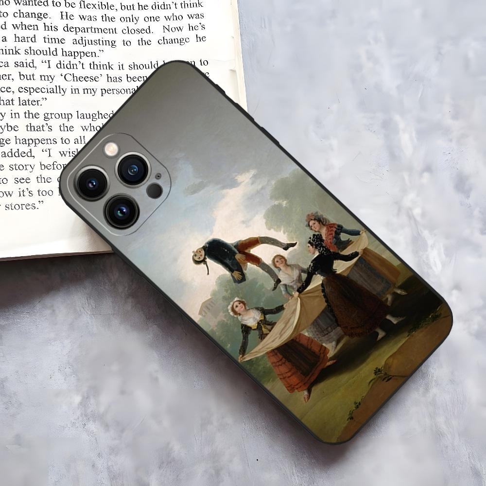 Spain Francisco Goya Art Phone Case for iphone 15 14 Pro 13 Mini 11 12 Max Xr X Xs 8 Plus Shockproof Back Cover
