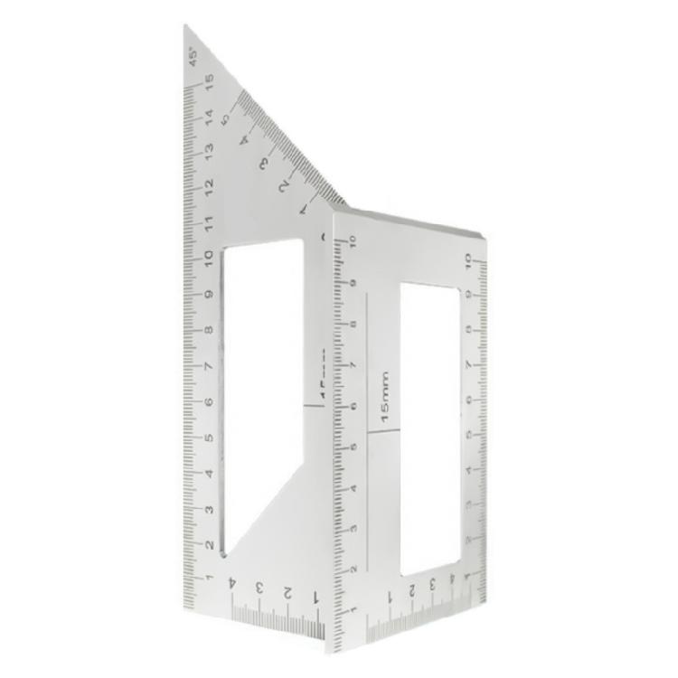 Funktionales Aluminium-Messwerkzeug Anreißwerkzeug Hergestellt für Holz- und Metallbearbeitung mit erhöhter Haltbarkeit