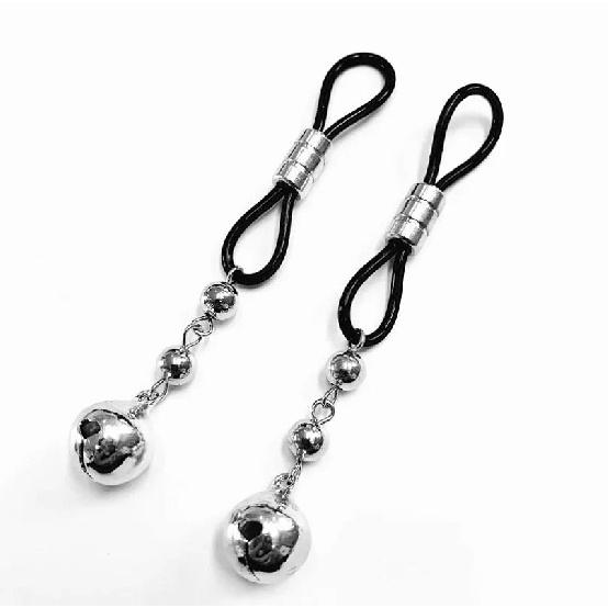 Metal Nipple Clamps Chest Clitoris Stimulation SM Restraint Small Bell Breast Clips BDSM Sex Toys Women