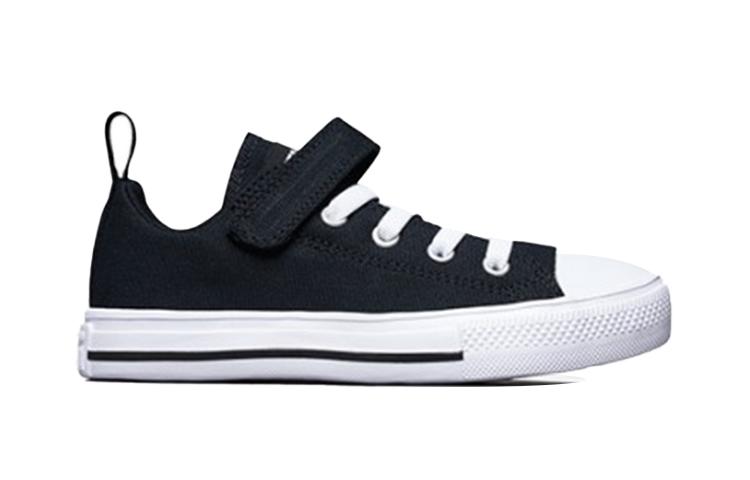 Converse Chuck Taylor All Star Canvas Comfortable Low top Kids Canvas Shoes Black Children Aged 3 7 Years Old 671187C