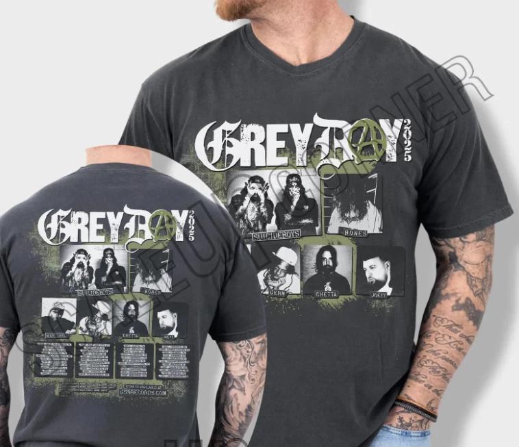 GreyDay 2025 Tour T-Shirt: Suicideboys G59 Inspired S