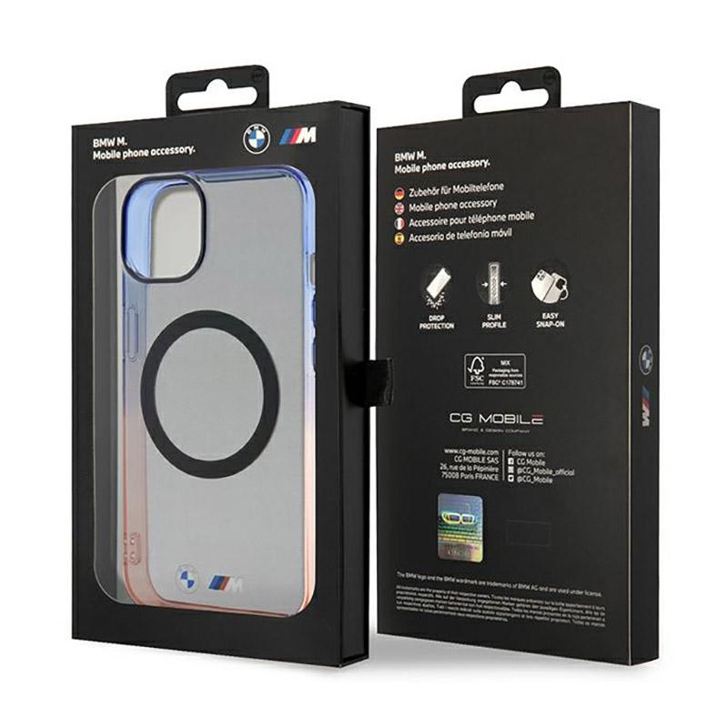 Bmw Gradient Bumper Magsafe - Etui Iphone 14 Plus (Szary)