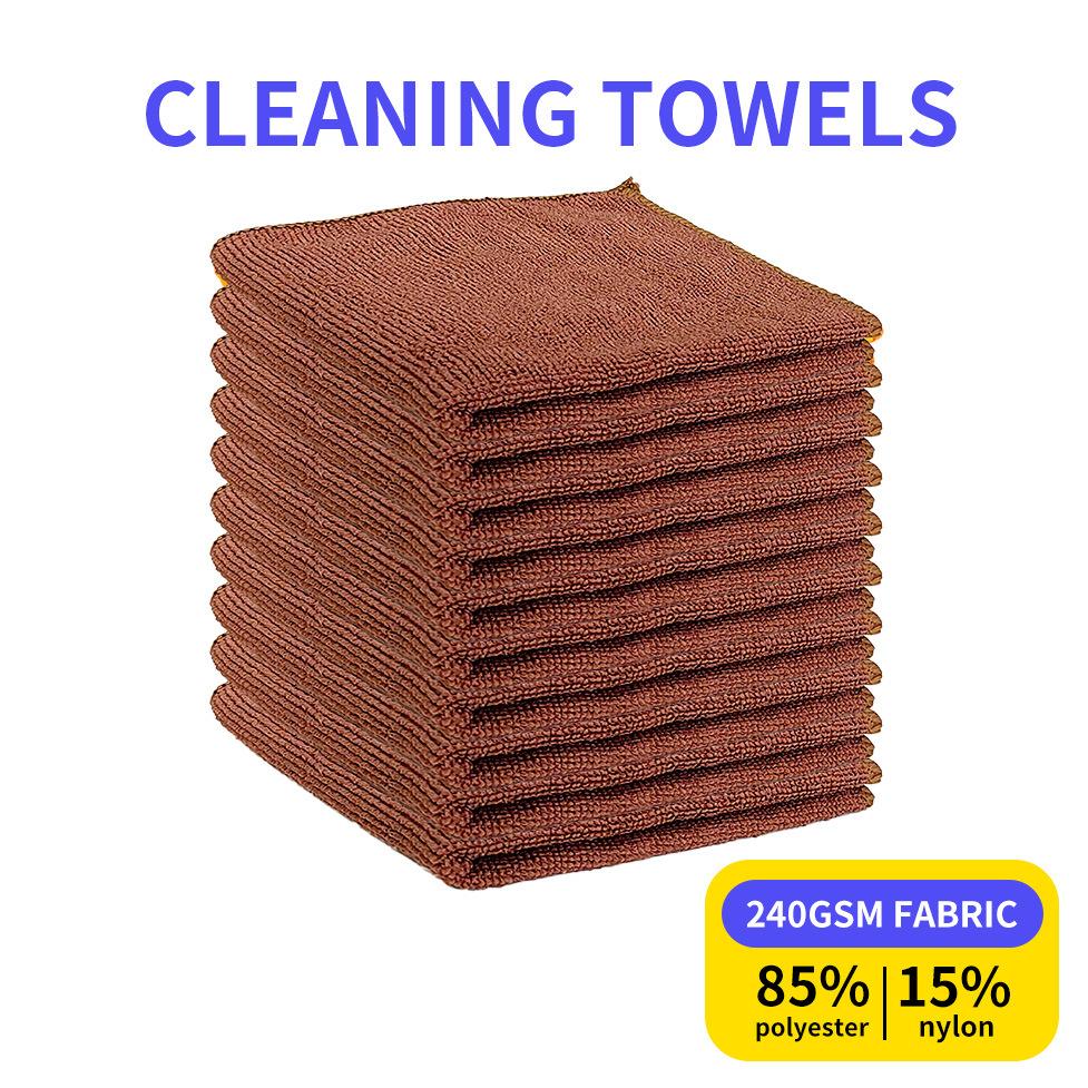 Dishwashing Cloth Kitchen Rag Custom Scouring Pad Household Products Multifunctional Cleaning Towel 30*30CM 10 Piece Microfiber