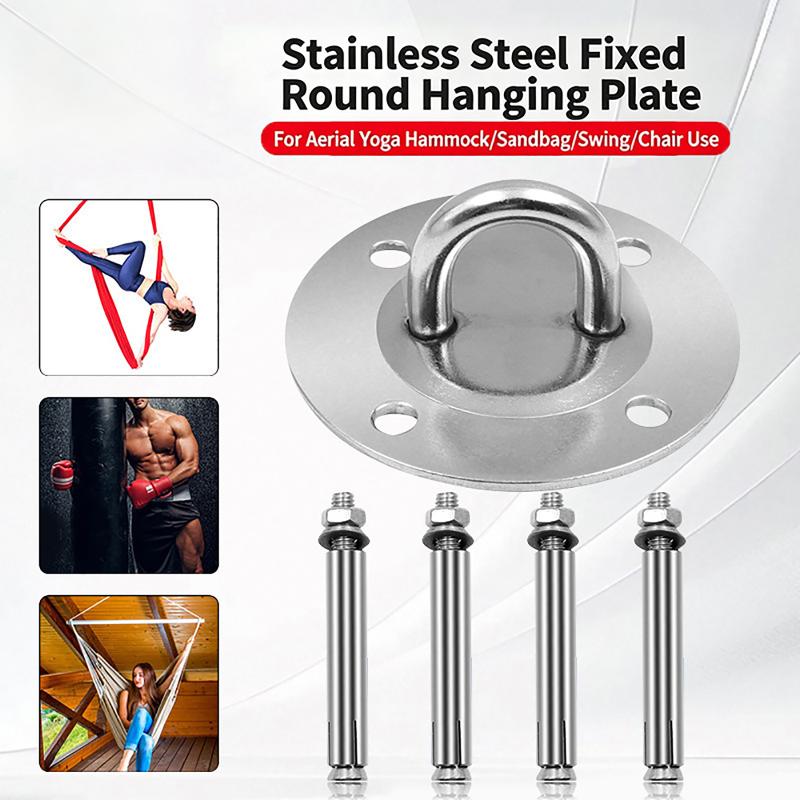 Rust Proof Stainless Steel Hammock Suspension Bracket Ceiling Hook 500LBS Load for Outdoor Patio Hammock Chair Hanging