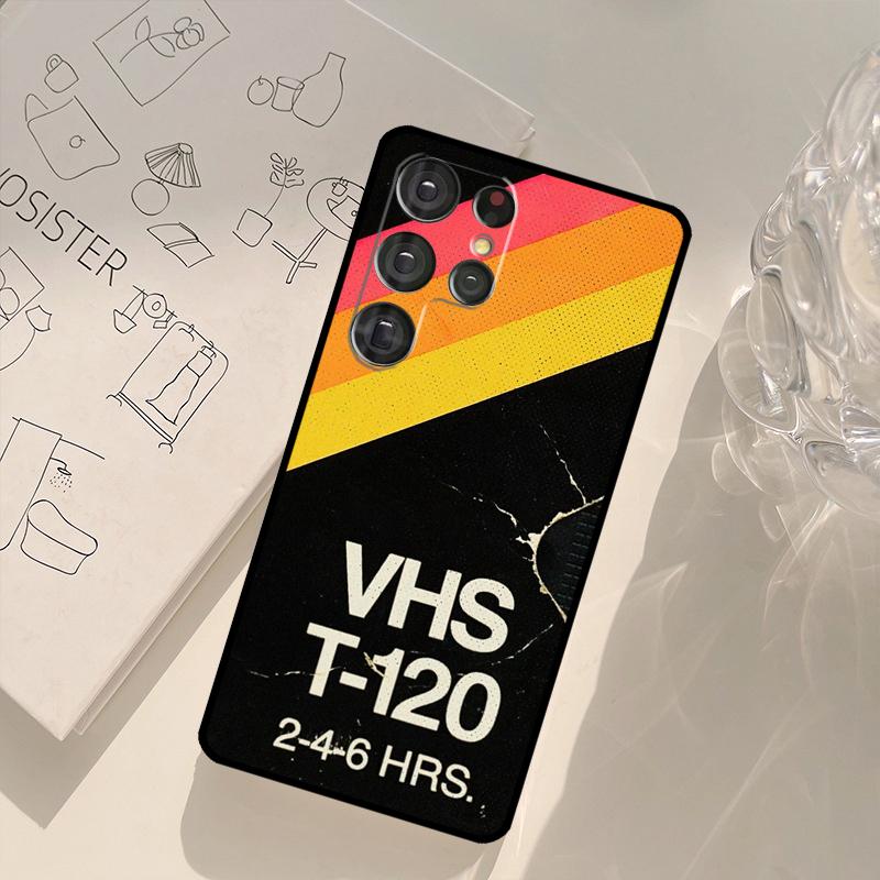 Retro VHS Tape Phone Case For Samsung Galaxy S21 S22 S23 S24 S25 Ultra S9 S10 Plus S24 FE S20 FE Back Cover Galaxy S25
