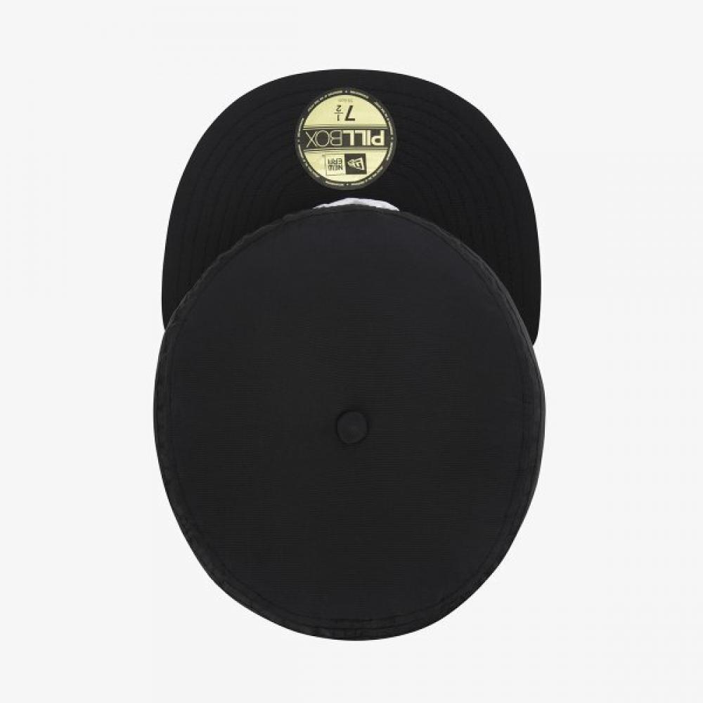 New Era Mlb New York Yankees Nylon Metal Fitted Cap Black 15131633