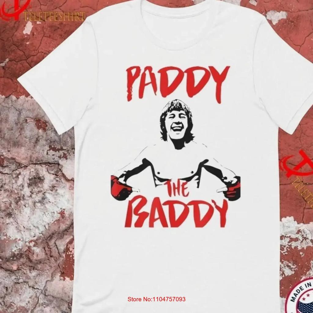 The Baddy Paddy T Shirts Pimblett Shirt Vintage Comfortable Stretched Top For Everyday Wear Versatile Homme Graphic