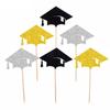 Graduation Season Cake Plug Party Decoration Plug-in Dessert Decoration Cupcake Decoration Graduation Hat Flag