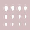 24pcs Star Butterfly False Nails Long Almond Press On Nails Manicure Fake Nials  DIY