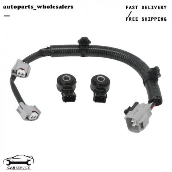 Pair Knock Sensor W/Wire Harness Assy For 4Runner FJ Tacoma Tundra 4.0L V6
