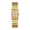 Olevs Women's Gold Square Quartz Watch - Chinese Style