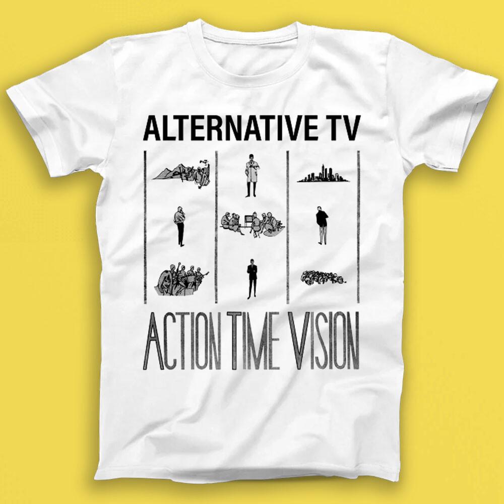 Alternative TV Action Time Vision Punk Rock Music Gift Tee T Shirt 1948 M