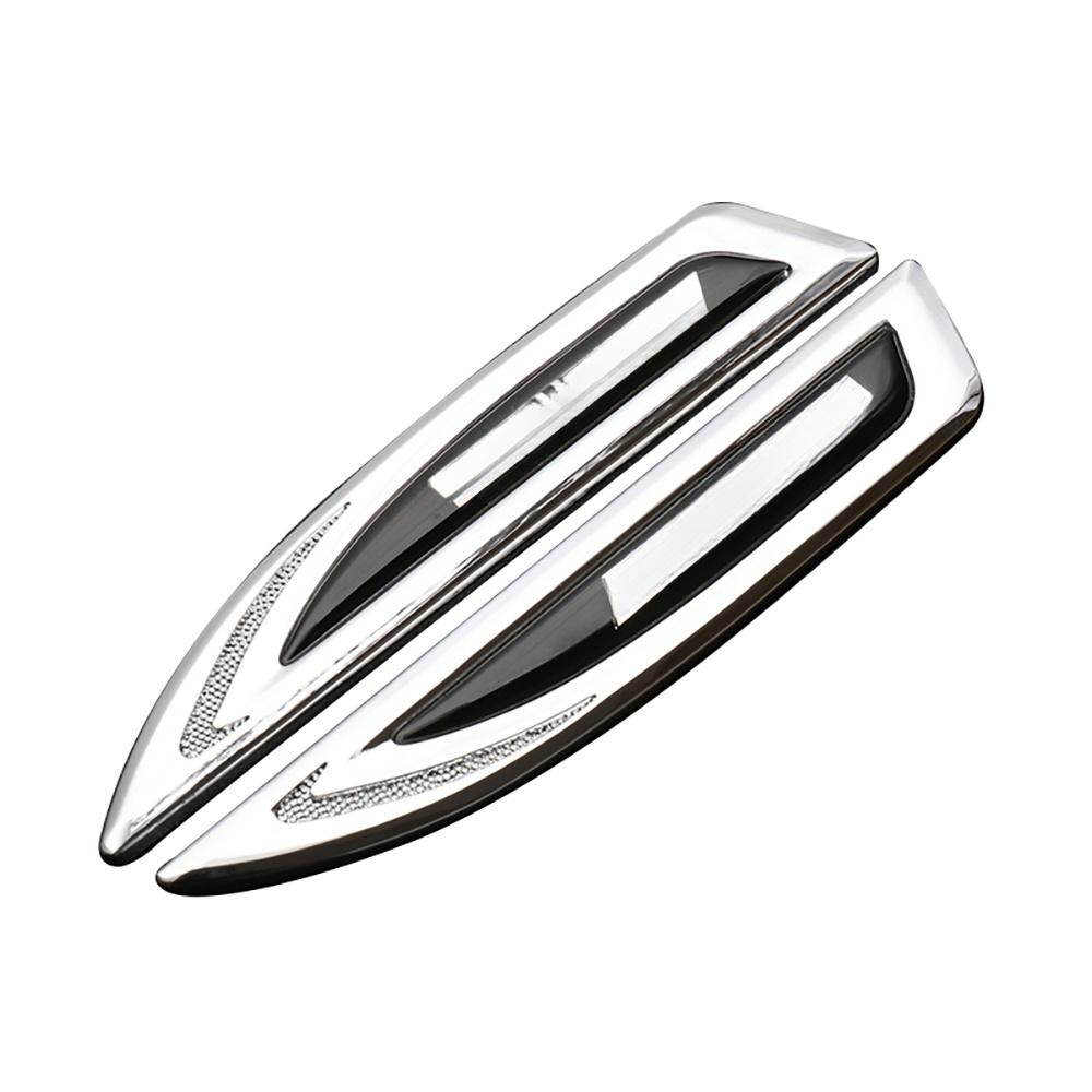 for Mercedes Benz Amg W205 W211 W204 W212 W213 W203 W176 2pcs Car Styling Side Fender Body Knife Emblem Stickers Decoration