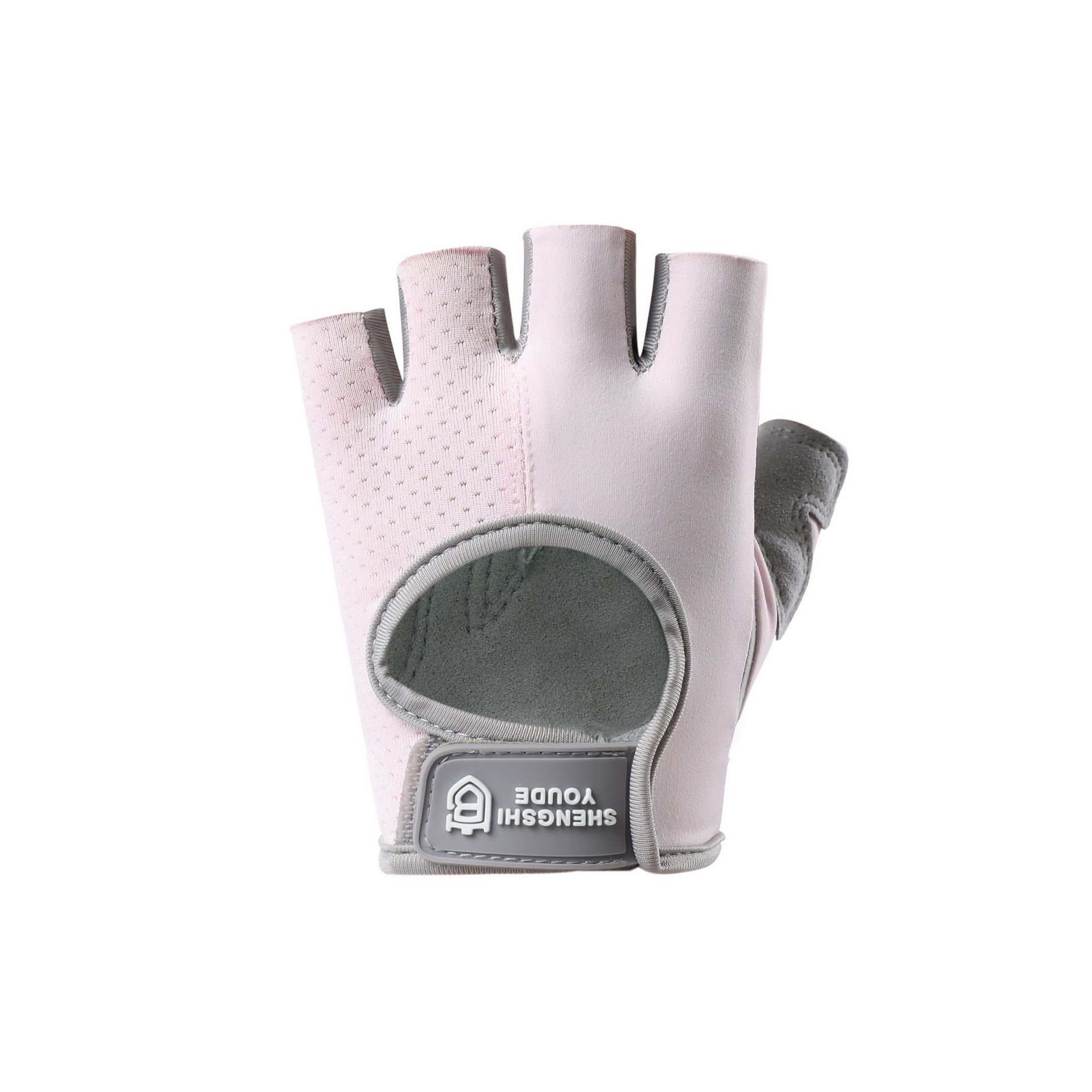 

Children Outdoor Sport Gloves Breathable Non-slip Roller Skating Gloves 5-10 Ages Kids Cushioned Half Finger Cycling Gloves M 5-7years розовый