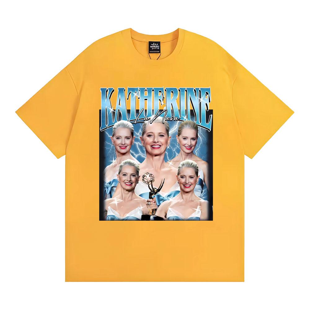 Katherine LaNasa Vintage American Actress T Shirt Harajuku Hip Hop Retro Unisex WOMEN Tshirt Oversized Short Sleeve Tee Shirt Tops