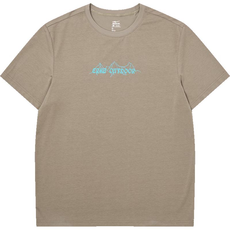 

Erke Men s Short Sleeve Breathable Anti-Bacterial T-Shirt M