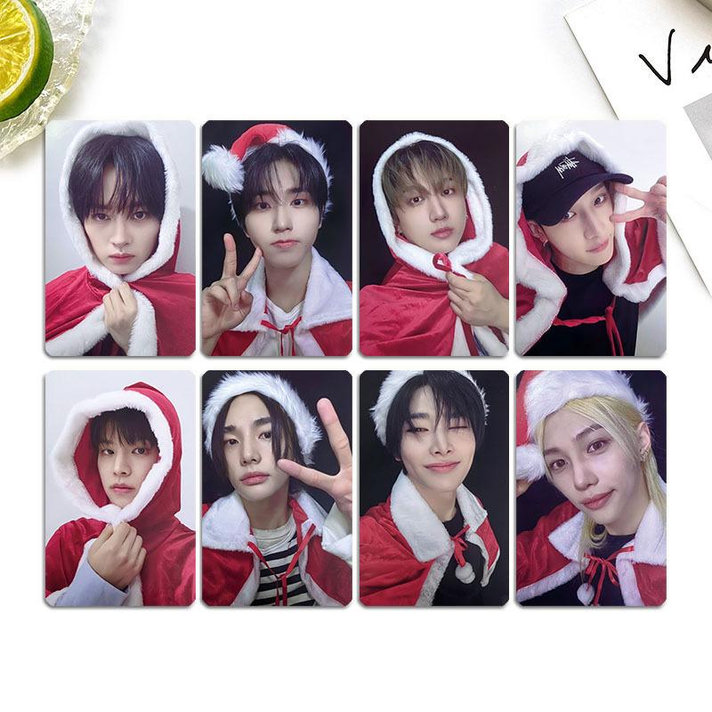 Straykids 8Pcs Korean Boy Band Ablaum Lomo Cards Skzoo Album Cards Christmas Cards Random Cards For Kids Adults Children s Birthday Gift Holiday