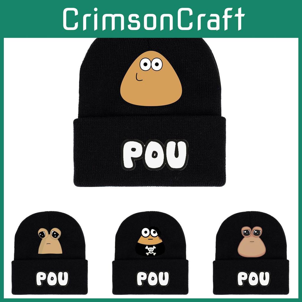 Pou Mein Haustier Alien Druck Erwachsene Unisex Strick Wintermütze Für Kaltes Wetter