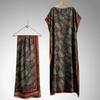 Elegant Print Cape Shawl Floral Butterfly Peacock Cape Shawl Scarf  for Beach Vacation