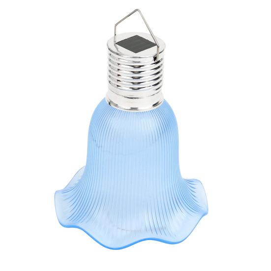 Solar Tulip Outdoor String Lights Waterproof Fairy LED Lantern White Light. синий